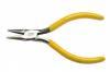Chain Nose Pliers <br> Full-Sized 5-1/4" Length <br> 1.5mm Tips Serrated <br> Made in Germany <br> Grobet 46.108